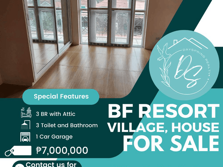 7M Townhouse for Sale in BF Resort Village