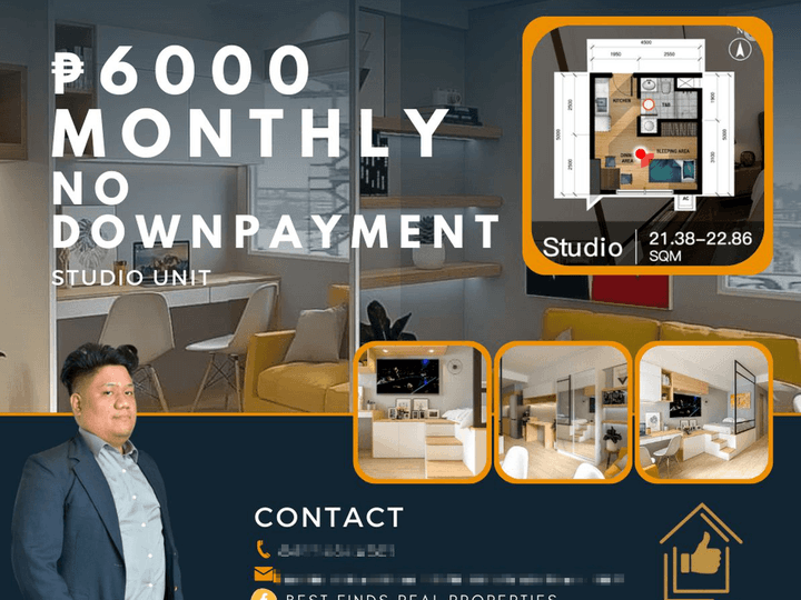 Pre-selling 6k Monthly Studio Condo for Sale