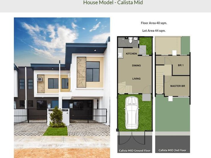 2 Bedroom 1 Toilet and Bath with Car Garage Townhouse in Pandi Bulacan