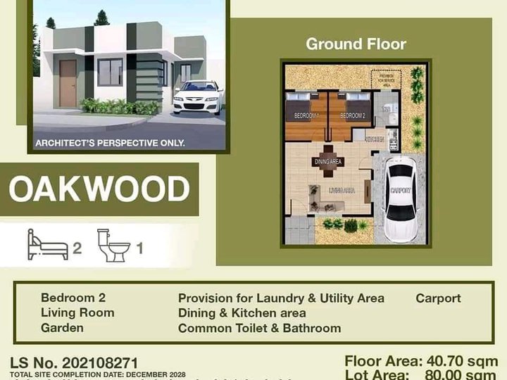 2 bedroom Single Attached House for sale in Santa Maria Bulacan