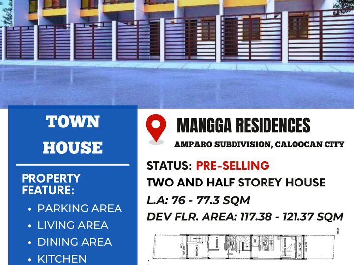 4-bedroom Townhouse For Sale in Caloocan Metro Manila