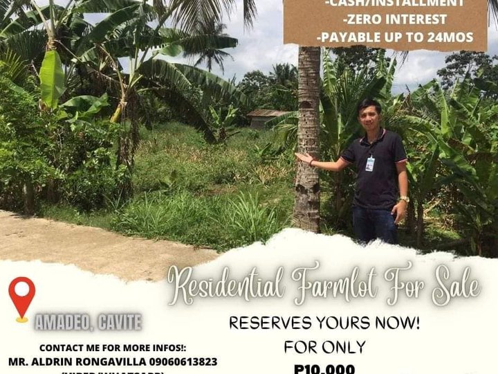 Installment Residential Farmlot in Amadeo Cavite