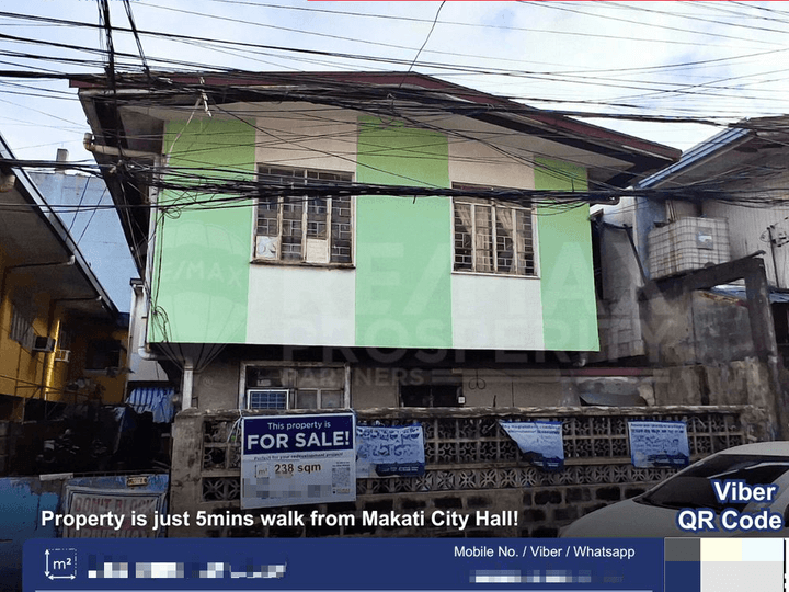 238 sqm Lot FOR SALE in Poblacion, Makati Ready for Redevelopment