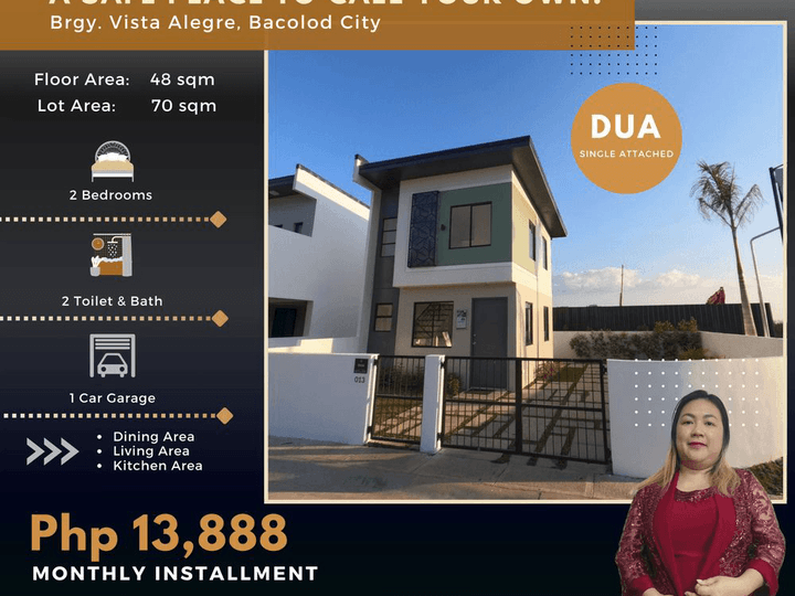 2 BEDROOM PRE-SELLING TOWNHOUSE @ VISTA ALEGRE, BACOLOD CITY