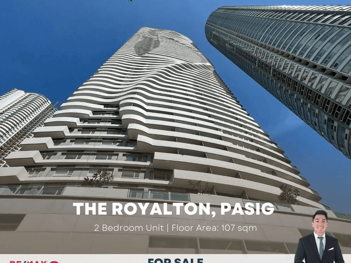 For Sale! The Royalton 2 Bedroom Unit with Balcony & 1 parking slot