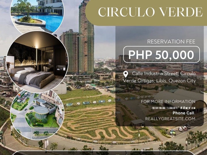 Studio Unit Condo For Sale | Circulo Verde Ortigas, Quezon City