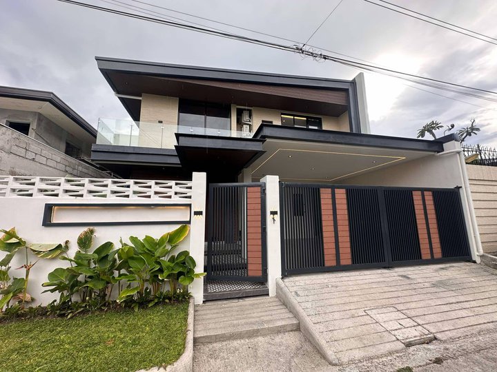 FOR SALE FURNISHED MODERN CONTEMPORARY TWO STOREY HOUSE AND LOT WITH SWIMMING POOL
