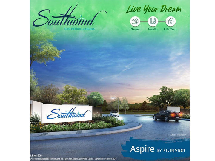 Lot for Sale at Southwind in San Pedro Laguna