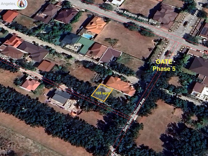 FOR SALE RESIDENTIAL LOT IN ANGELES CITY PAMPANGA NEAR MARQUEE MALL AND NLEX