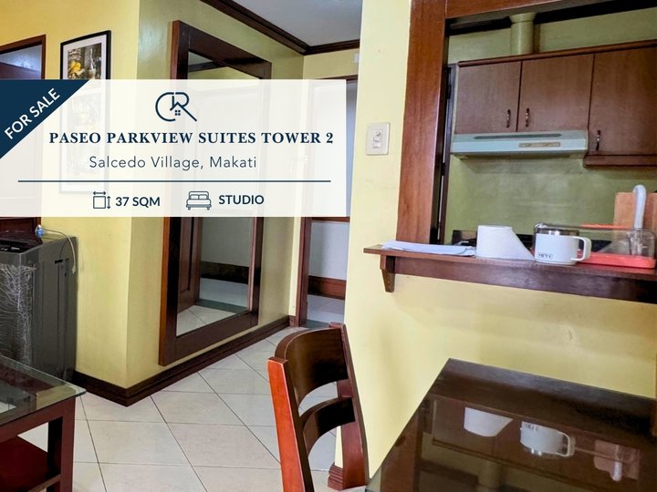 Paseo Parkview Suites Tower 2 Fully Furnished Studio Unit For Sale