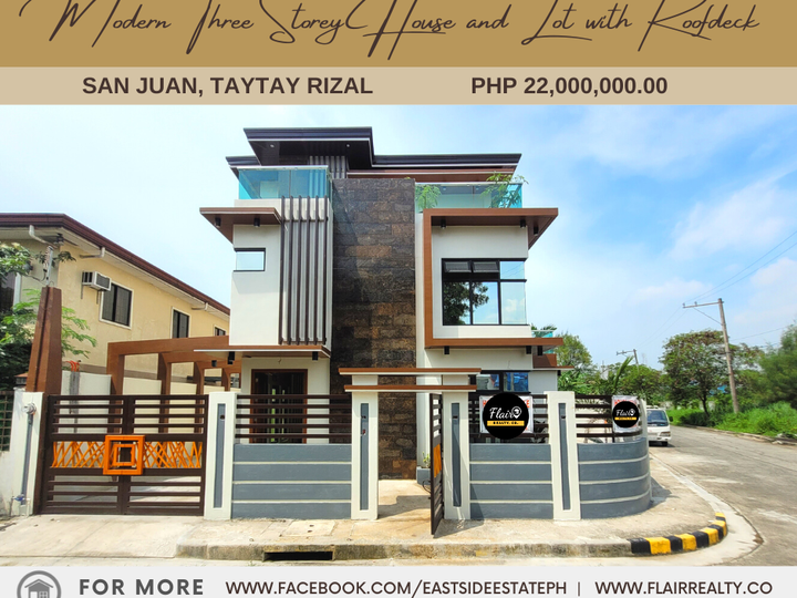 Corner House and Lot in San Juan, Taytay Rizal  near Taytay Tianggian