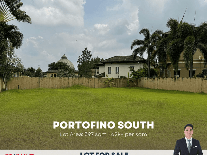397 sqm Residential Lot for Sale in Portofino South @ 25M