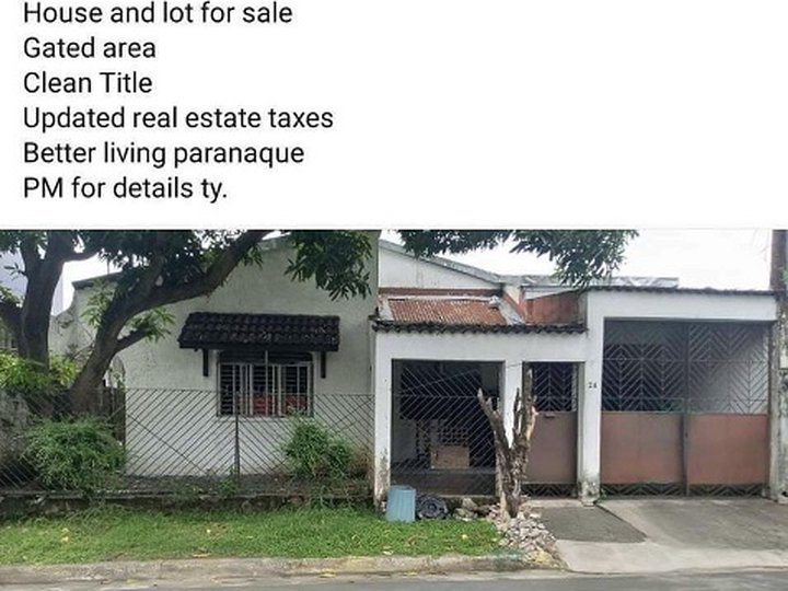 Bungalow for Sale in Better Living Subd Brgy Don Bosco Paranaque City