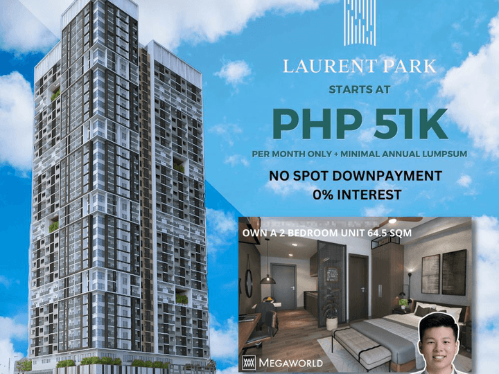Laurent Park 2-bedroom (64.50 sqm) Condo For Sale in Araneta City