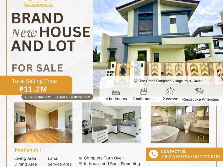 4-Bedroom Single Attached Ready to Move-in House and Lot Imus, Cavite