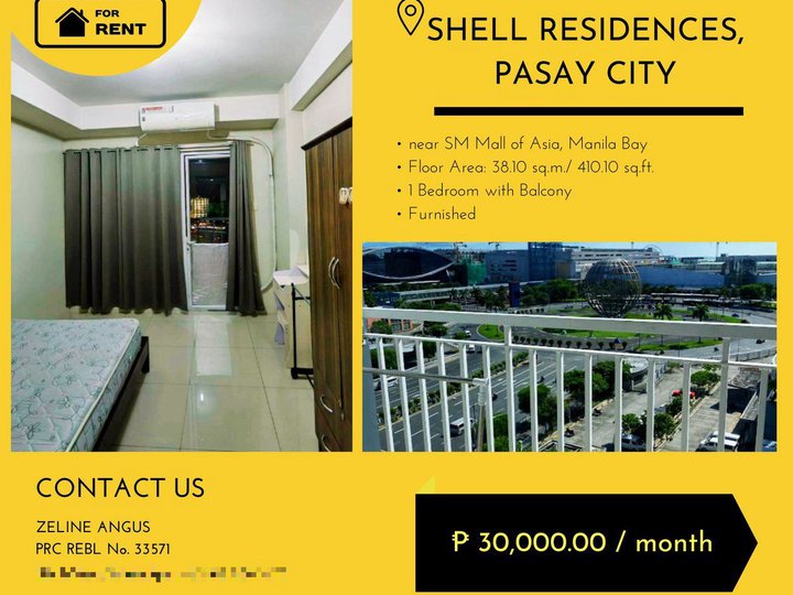 1-bedroom Big-Cut Condo For Rent in Pasay Metro Manila