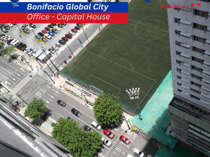 Capital House: 62sqm Bare Office Unit in Bonifacio Global City