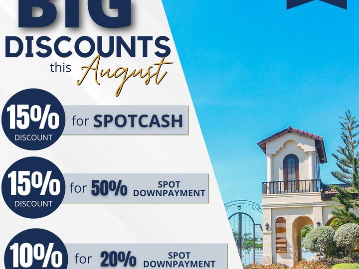 AUGUST BIG DISCOUNT PROMO!