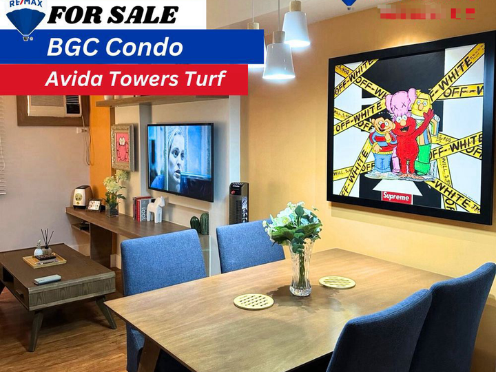 For Sale 1BR BGC Avida Turf: Fully Furnished 1 Bedroom Unit