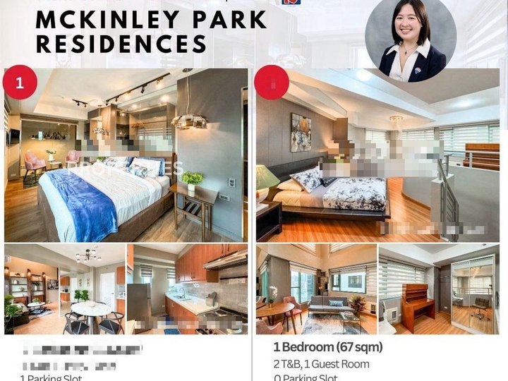 BGC McKinley Park Residences 2-Bedroom Condo for Sale, Crescent Park Residences, Grand Hamptons