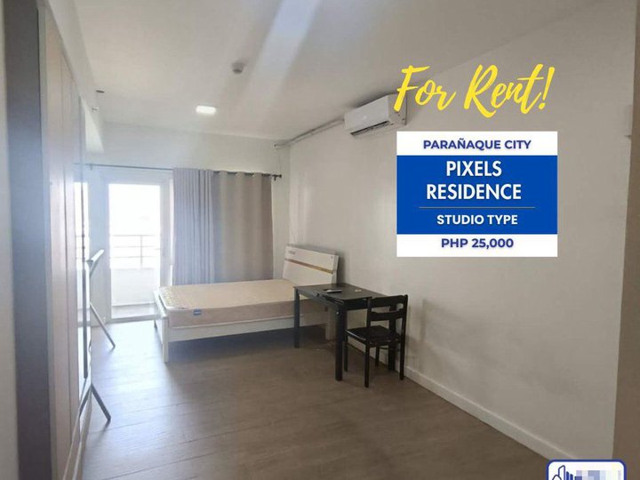 FOR RENT Fully Furnished Studio at Pixel Residences, Aseana City
