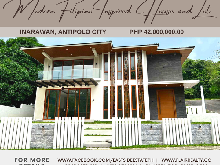 Modern Filipino Inspired House and Lot in Antipolo along Marcos Hi-way