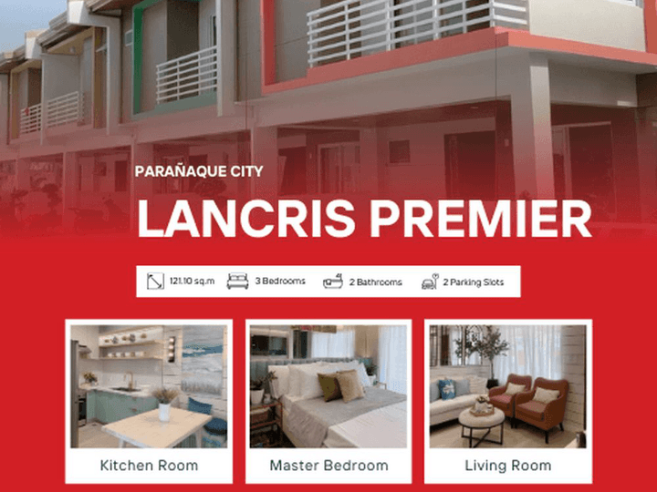 Pre-selling 3-bedroom Townhouse For Sale in Paranaque Metro Manila