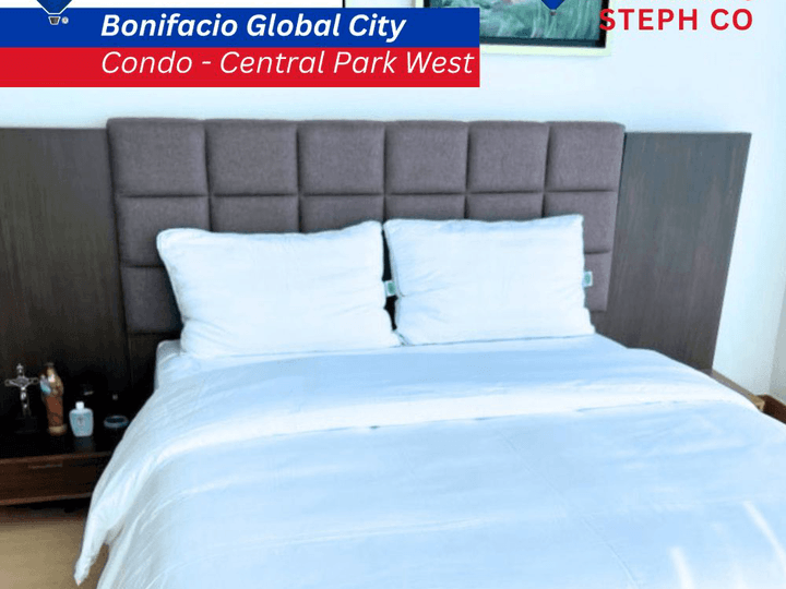 Central Park West: Fully Furnished 3BR Unit in Bonifacio Global City