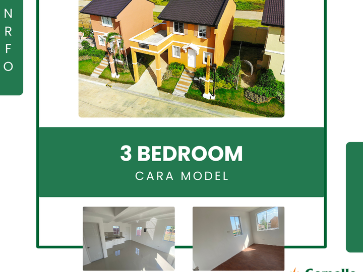 CARA PRE-SELLING HOUSE AND LOT FOR SALE IN CAMELLA TERRAZAS