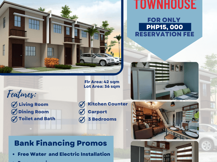 Angeli Townhouse (IU) 3-Bedroom For Sale in Bacolod Negros Occidental