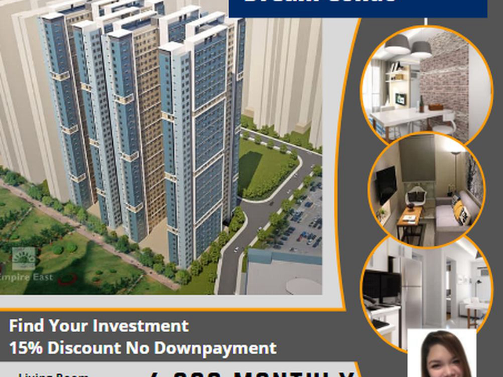 Studio 6k Monthly Pre -selling Pasig Rent to Own Cainta LRT Ortigas