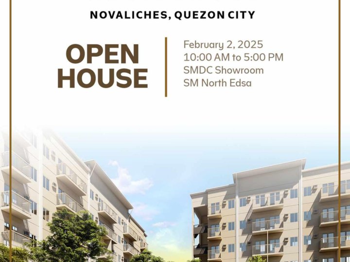 Ready For Occupancy 28.00 sqm 1-bedroom Residential Condo For Sale in Novaliches Quezon City