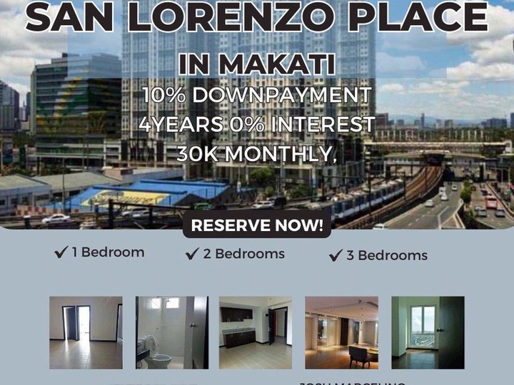 2-bedroom Condo For Sale in Makati-10% DP MOVE IN AGAD-25K MONTHLY