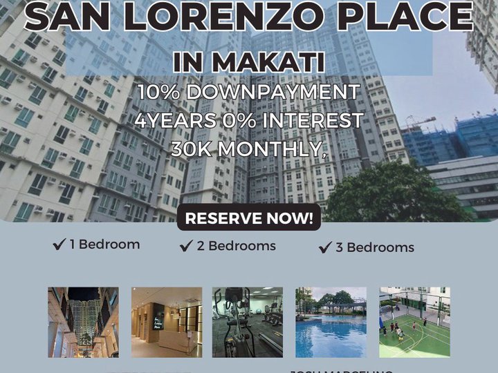 2-bedroom Condo For Sale in Makati- 10% DP MOVE IN AGAD-25K MONTHLY