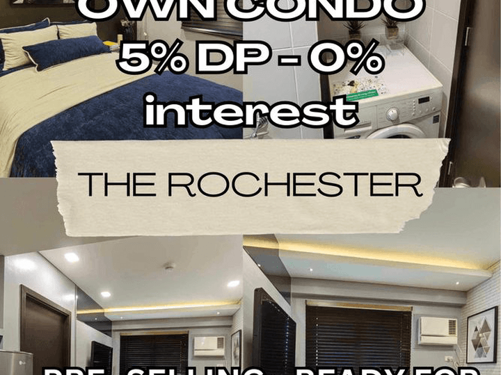 Condo for sale in pasig-5% (211k) DP move in-25k monthly amortization