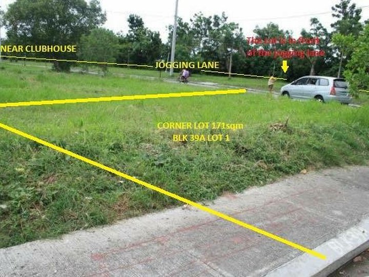 171 sqm residential corner lot for sale in Villa Caceres sta Rosa Laguna