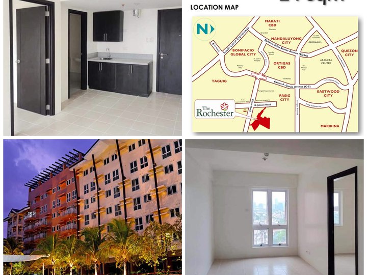 Affordable 1-Bedroom Condo at The Rochester Garden Near BGC & C5!