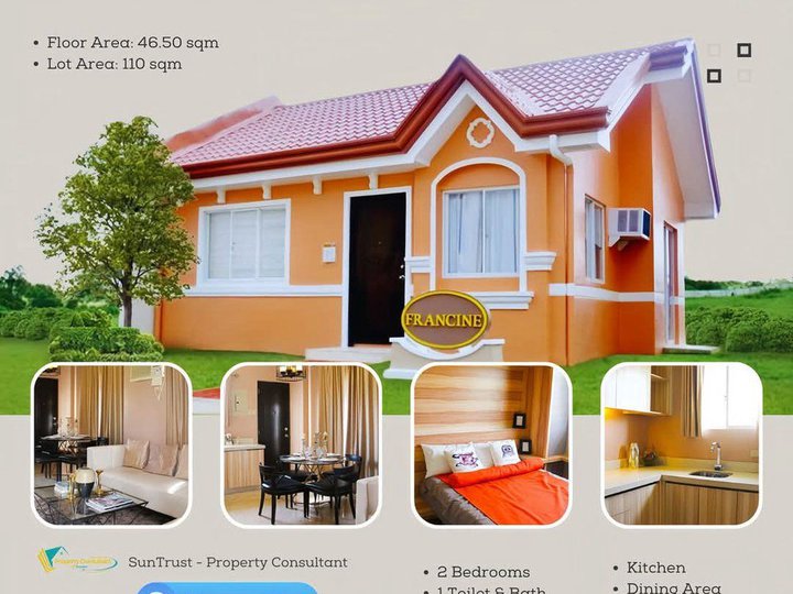 Ready For Occupancy 2-bedroom House and Lot For Sale in Calamba Laguna