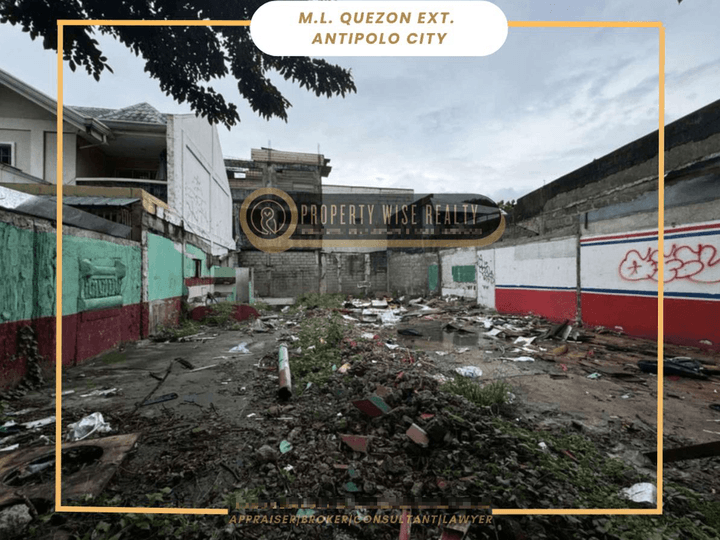 Commercial Lot for Sale in ML Quezon Ext.  Antipolo City