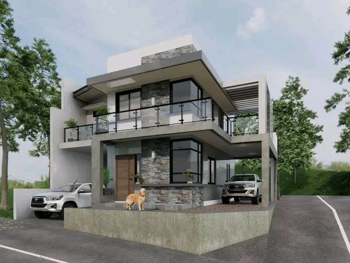 two story house and lot pree selling costomize build