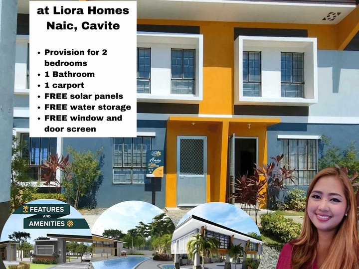 Affordable Townhouse with solar and lowdown payment  in Naic Cavite