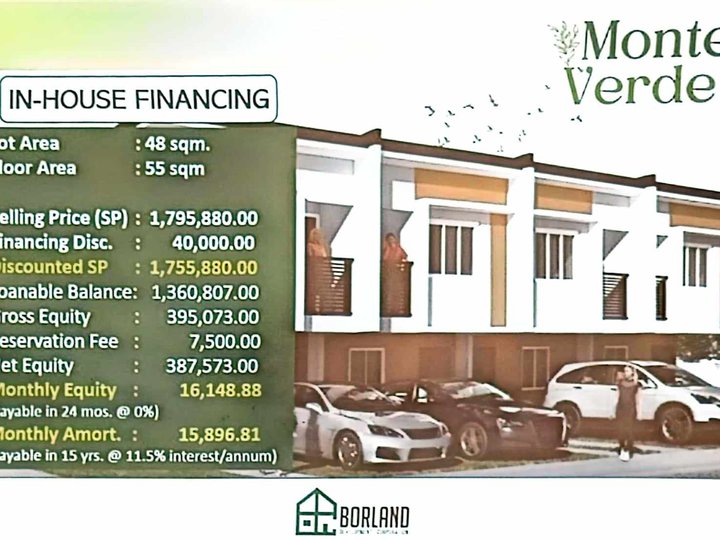 Monterra Verde2- towmhouse-2 bedrooms with garage at brgy biga & Sanja Mayor Tanza cavite