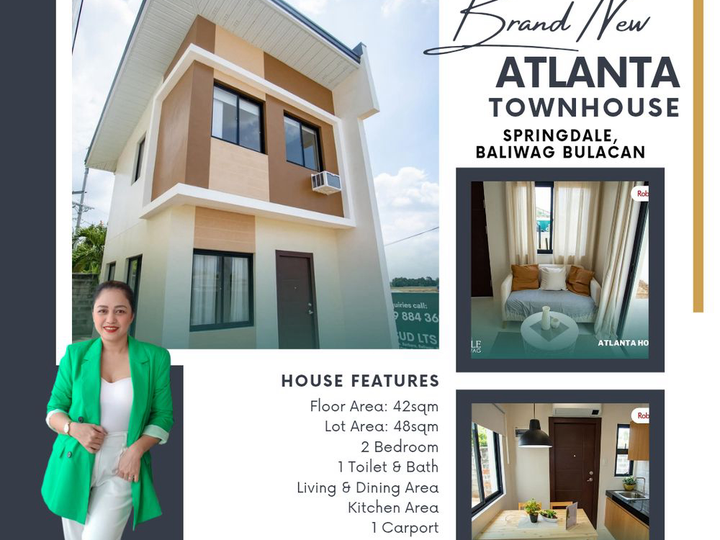 2-bedroom Townhouse For Sale