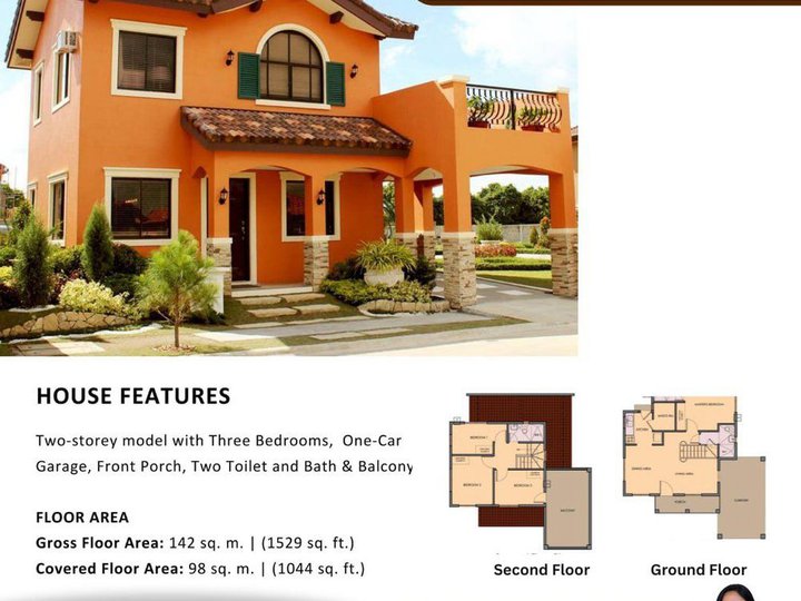 Sigle detached house with 3 bedroom for sale in  nuvali santa rosa