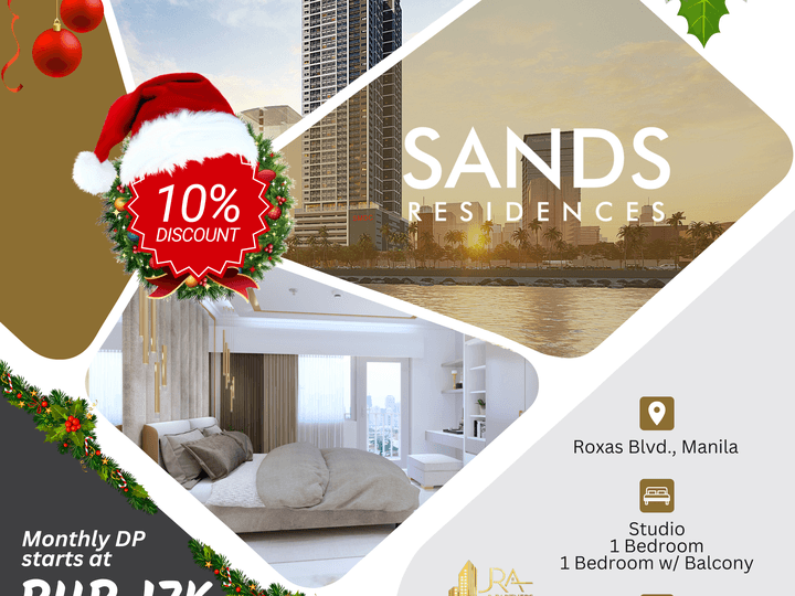 21.25 sqm SANDS RESIDENCES SMDC in front of BAY AREA