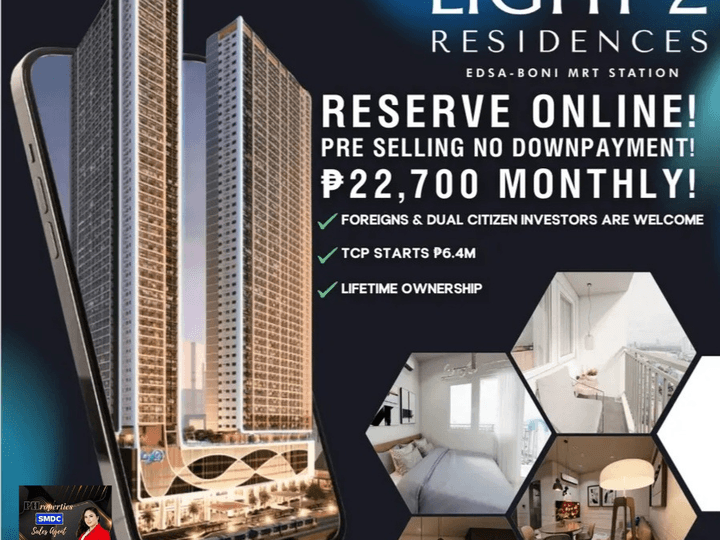 1-bedroom Condo For Sale in LIGHT 2 RESIDENCES Ortigas Mandaluyong