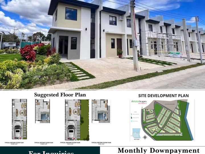 Ready For Occupancy 2-bedroom Townhouse For Sale in Trece Martires Cavite