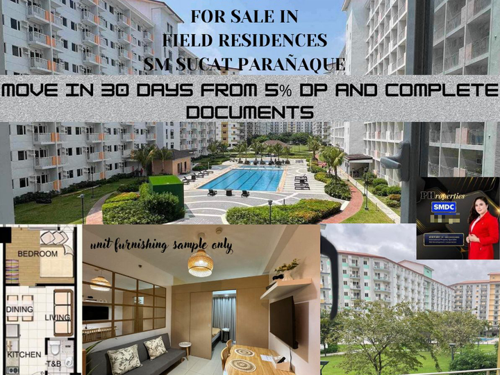 Ready For Occupancy Unfurnished 24.80 sqm 1-bedroom Residential Condo Rent-to-own in Paranaque