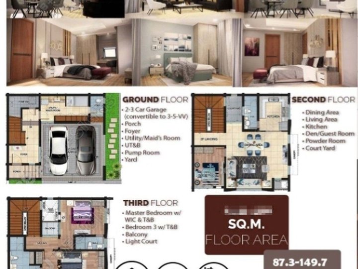 3 Bedroom Townhouse For Sale in EDSA Congressional, Quezon City