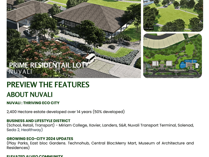 For Sale Lot in Nuvali Laguna Sereneo